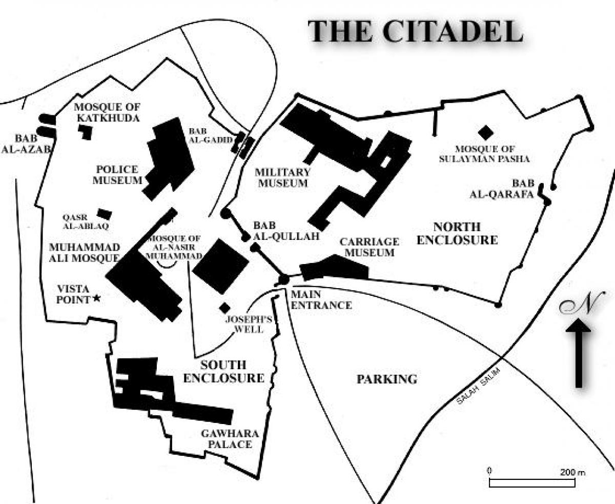 Kartta cairo citadel